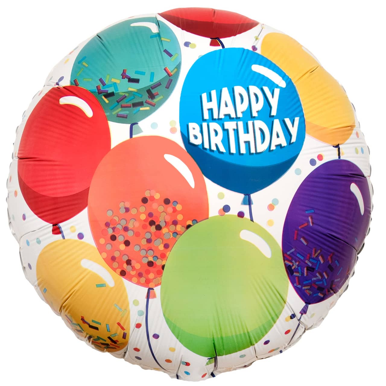 17" Multicolour Birthday Celebration Foil Balloon